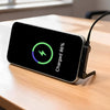 Adjustable phone holder with convenient charging and hands-free use